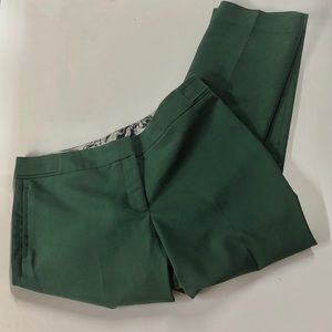 H&M green straight leg pant